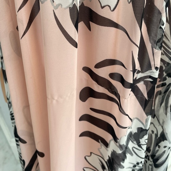 Eliza J size 6 pink halter floor length maxi dress - Picture 3 of 4